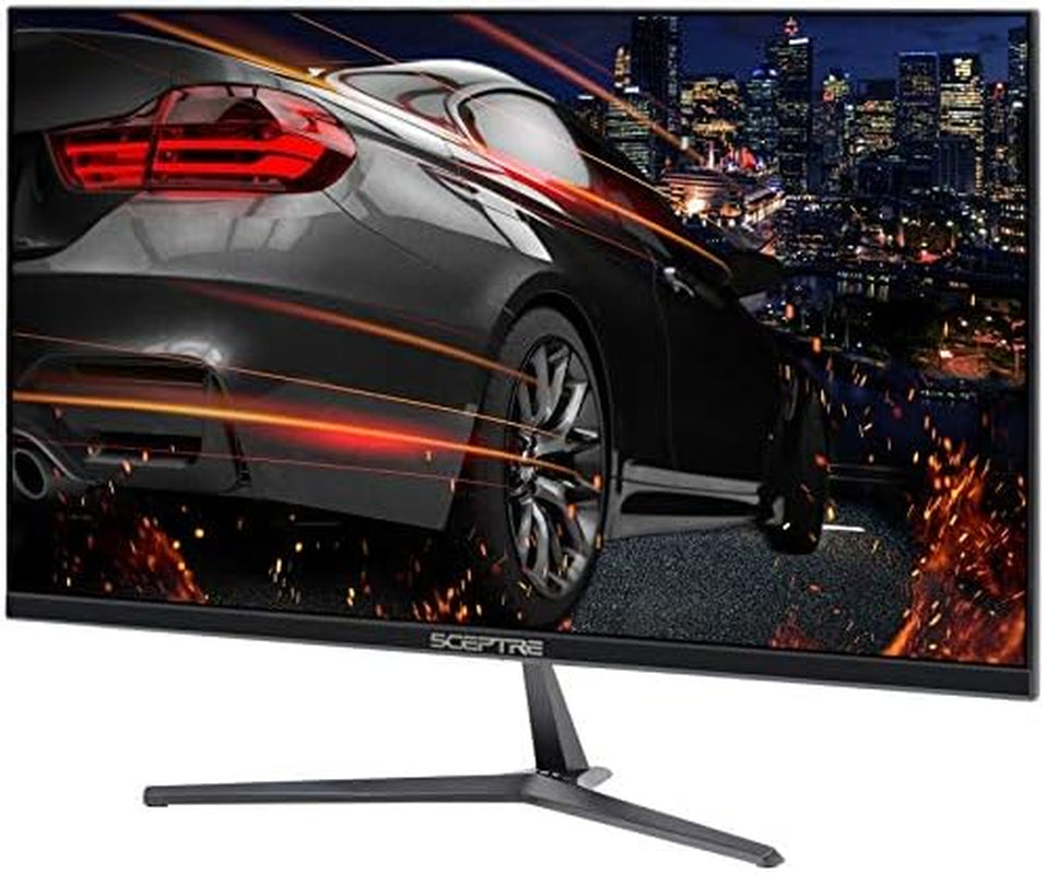 E255B-1658A 25" 165Hz 144Hz 1Ms AMD Freesync Gaming LED Monitor 2X HDMI 2.0 1X Displayport RTS FPS Build-In Speakers, Machine Black, Metallic Black