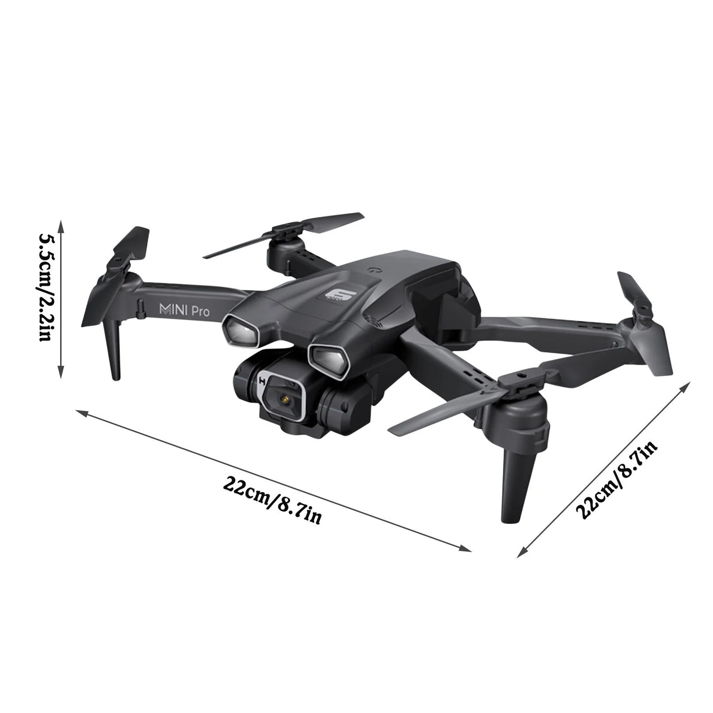 Pretxorve Drone with Camera for Adults, the New H66 Drone 4K Profesional HD Camera Drones Long Folding Remote Control Aircraft A