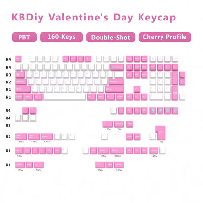 176 Keys/Set Cherry Profile PBT GMK Nautilus Keycaps Double Shot Blue for Mechanical Keyboard Keycap Custom ISO Keys 7U